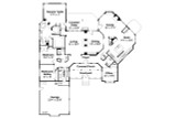 Ranch House Plan - Gideon 75149 - 1st Floor Plan