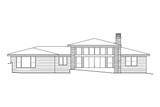 Secondary Image - Modern House Plan - Hemlock 75173 - Rear Exterior