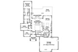 Contemporary House Plan - Quail Ridge 75294 - 1st Floor Plan