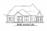 Secondary Image - European House Plan - Urlacher 75409 - Rear Exterior