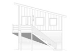 Contemporary House Plan - Rock Park Escape 75461 - Right Exterior