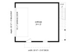 Contemporary House Plan - Rock Park Escape 75461 - 1st Floor Plan