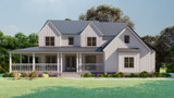 Farmhouse House Plan - Astoria C 75460 - Front Exterior