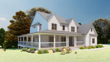 Farmhouse House Plan - Astoria C 75460 - Right Exterior