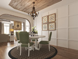 Farmhouse House Plan - Astoria C 75460 - Dining Room