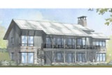 Craftsman House Plan - Manitou 75518 - Rear Exterior