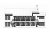 Craftsman House Plan - Manitou 75518 - Rear Exterior