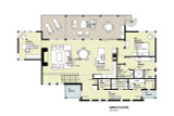 Craftsman House Plan - Manitou 75518 - 1st Floor Plan