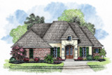 European House Plan - Abbeville 75646 - Front Exterior