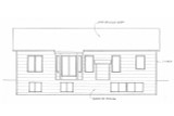 Secondary Image - Traditional House Plan - 75897 - Rear Exterior