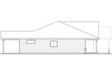 Ranch House Plan - Eastford 75932 - Left Exterior