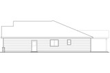 Ranch House Plan - Eastford 75932 - Right Exterior