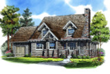 Lodge Style House Plan - Autumn Ridge 76022 - Front Exterior