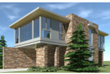 Contemporary House Plan - Shenandoah 76044 - Front Exterior