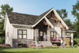 Craftsman House Plan - Nordika 5 76074 - Front Exterior