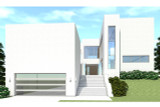 Modern House Plan - Limestone 76083 - Front Exterior