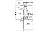 Traditional House Plan - Lorella 76100 - 1st Floor Plan