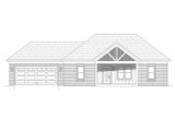 Craftsman House Plan - Hidden Creek 76242 - Front Exterior