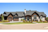Ranch House Plan - Eureka 76296 - Front Exterior