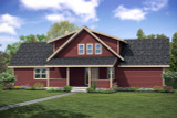 A-Frame House Plan - Alpenview 76458 - Front Exterior