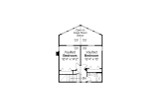 Secondary Image - A-Frame House Plan - Alpenview 76458 - 2nd Floor Plan