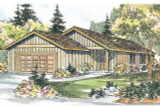 Ranch House Plan - Greer 76470 - Exterior