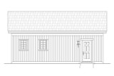 Traditional House Plan - 76552 - Left Exterior
