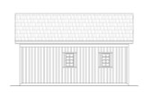 Traditional House Plan - 76552 - Right Exterior