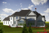 European House Plan - 76723 - Rear Exterior