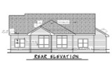 Secondary Image - Craftsman House Plan - Welker 76781 - Rear Exterior