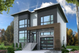 Modern House Plan - Corbusier 76798 - Front Exterior