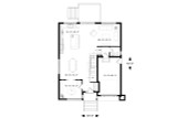 Modern House Plan - Corbusier 76798 - 1st Floor Plan