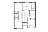 Modern House Plan - Corbusier 76798 - 2nd Floor Plan