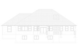 Craftsman House Plan - Olney 76719 - Rear Exterior