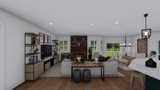 Craftsman House Plan - Olney 76719 - Family Room