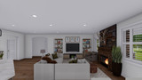Craftsman House Plan - Olney 76719 - Family Room