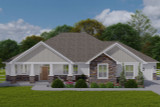 Craftsman House Plan - Olney 76719 - Front Exterior