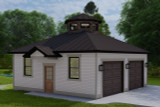 Secondary Image - Farmhouse House Plan - Marta 76865 - Front Exterior
