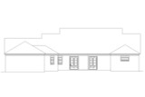 Secondary Image - Colonial House Plan - 77090 - Rear Exterior