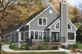 Modern House Plan - Grandmont 77141 - Rear Exterior