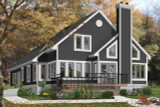 Modern House Plan - Grandmont 77141 - Rear Exterior
