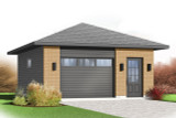 Contemporary House Plan - Bluestone 77242 - Front Exterior