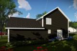 Traditional House Plan - 77255 - Rear Exterior