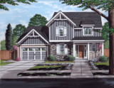 Craftsman House Plan - Woodstone 77269 - Front Exterior