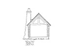 Secondary Image - Lodge Style House Plan - Honey Bear 77306 - Rear Exterior