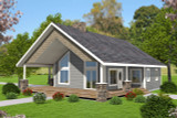 Cottage House Plan - 77305 - Rear Exterior