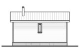Cottage House Plan - Great Escape 77337 - Rear Exterior