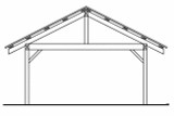 Secondary Image - Traditional House Plan - Carport 77435 - Rear Exterior