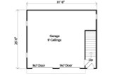 Traditional House Plan - 77504 - 1st Floor Plan