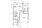 Prairie House Plan - Bingen 77531 - 1st Floor Plan